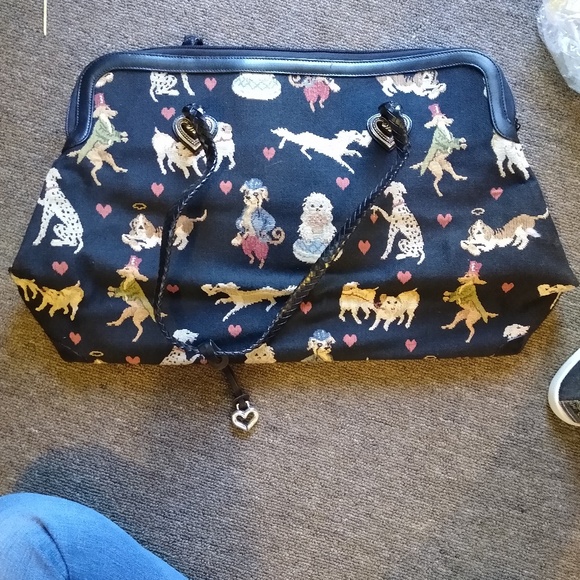 Brighton Handbags - Over sized Brighton purse. Doggie Print Brighton Handbags - Over sized Brighton purse. Doggie Print
